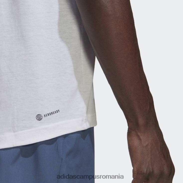 adidas campus romania tricou cu logo alb conceput pentru a muta bărbați alb J266N214608