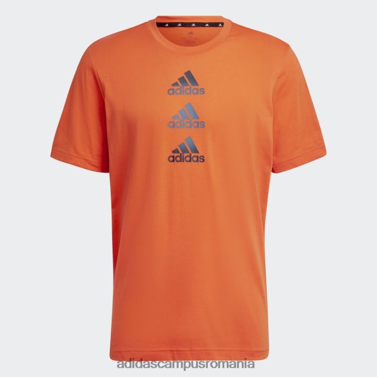 adidas campus romania tricou cu logo portocaliu conceput pentru a muta bărbați portocale J266N214615