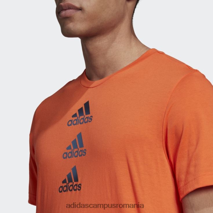 adidas campus romania tricou cu logo portocaliu conceput pentru a muta bărbați portocale J266N214615