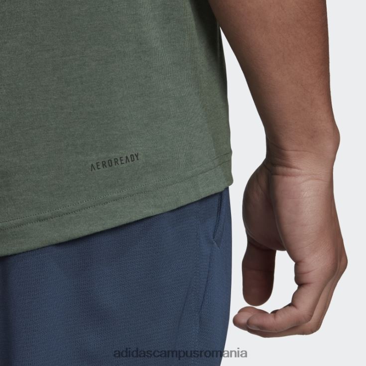 adidas campus romania tricou cu logo sport green oxide aeroready design 2 move feelready bărbați oxid verde/negru J266N25110