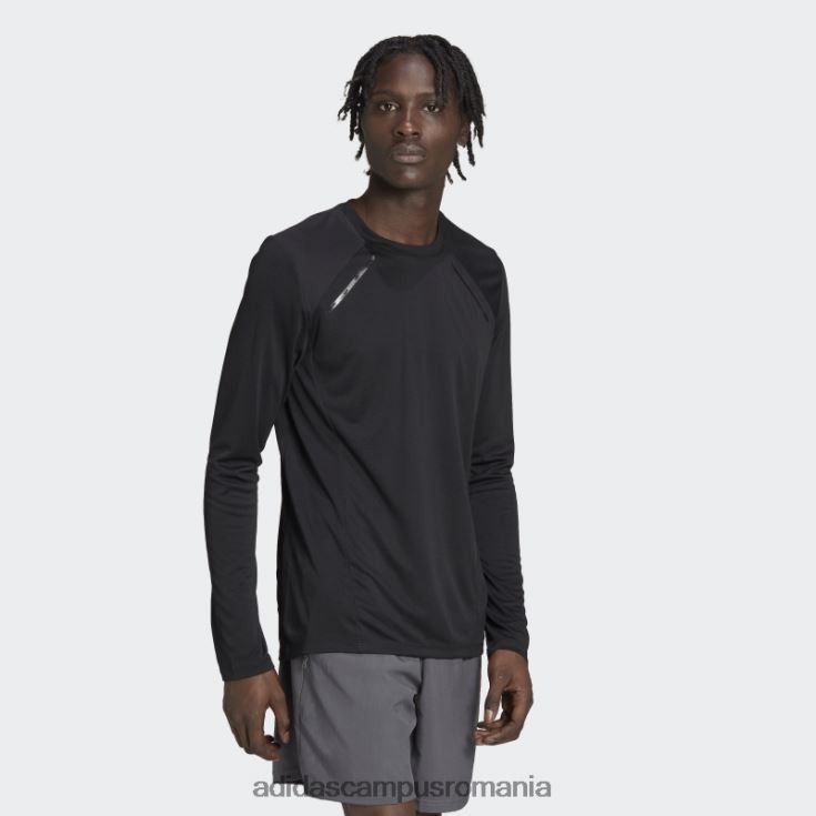 adidas campus romania tricou cu mânecă lungă de antrenament best of adi negru bărbați negru J266N25779