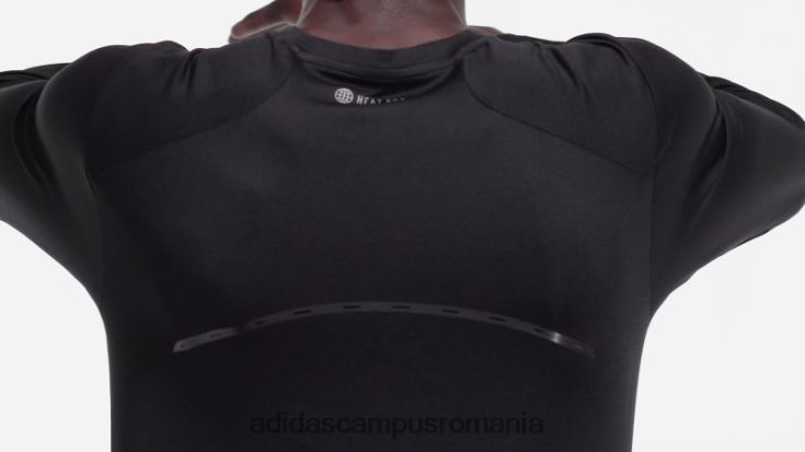 adidas campus romania tricou cu mânecă lungă de antrenament best of adi negru bărbați negru J266N25779