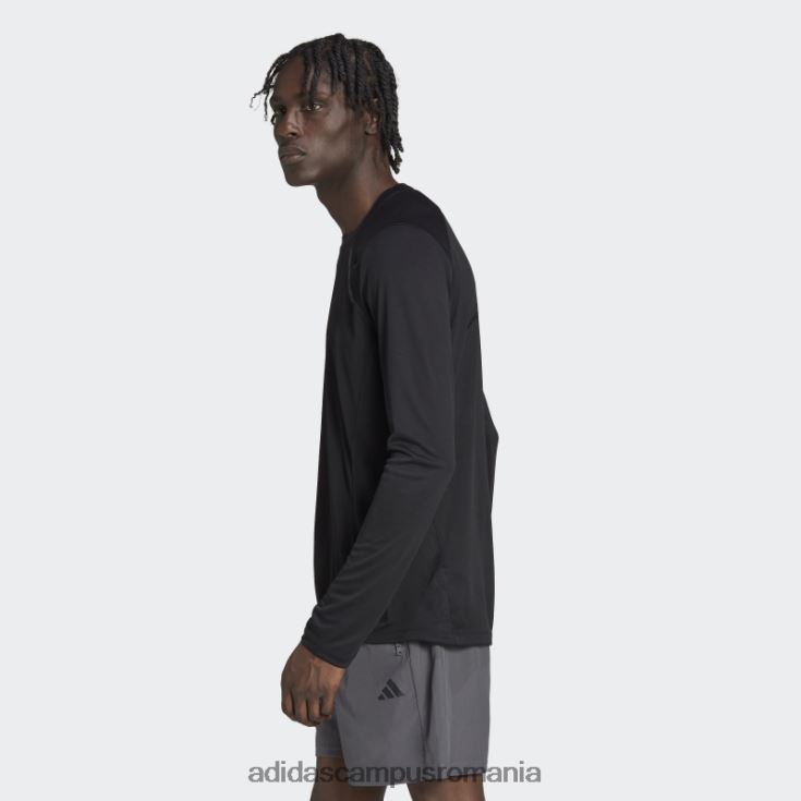 adidas campus romania tricou cu mânecă lungă de antrenament best of adi negru bărbați negru J266N25779