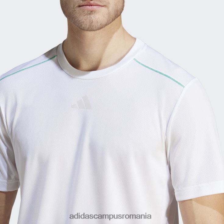 adidas campus romania tricou cu sigla baza antrenamentului alb bărbați alb/transparent J266N214510