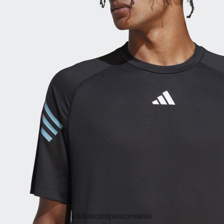 adidas campus romania tricou de antrenament cu 3 dungi negru bărbați negru J266N213207