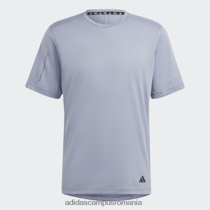adidas campus romania tricou de antrenament cu bază de yoga violet argintiu bărbați violet argintiu/carbon J266N213684