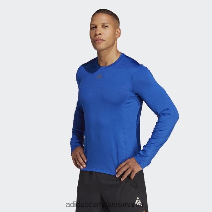 adidas campus romania tricou de antrenament cu mânecă lungă hiit albastru regal adidas bărbați albastru regal/albastru J266N27146