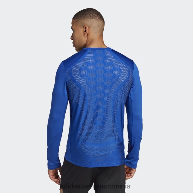 adidas campus romania tricou de antrenament cu mânecă lungă hiit albastru regal adidas bărbați albastru regal/albastru J266N27146