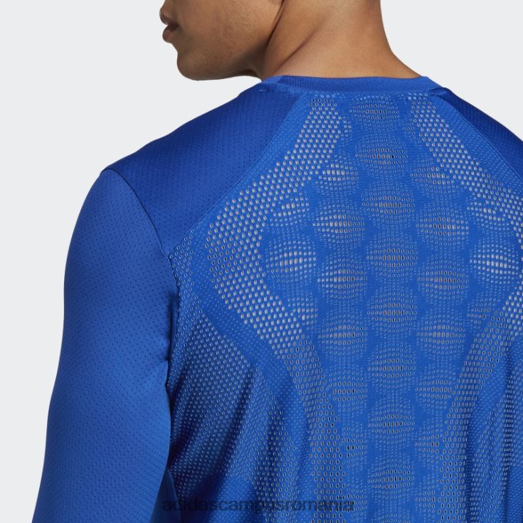 adidas campus romania tricou de antrenament cu mânecă lungă hiit albastru regal adidas bărbați albastru regal/albastru J266N27146
