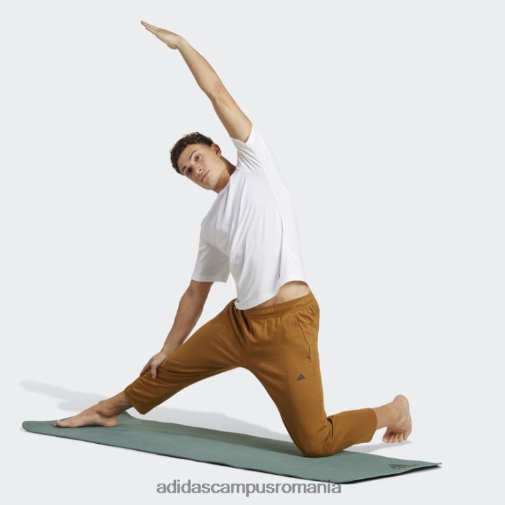 adidas campus romania tricou de antrenament de bază yoga alb bărbați alb/carbon J266N214222