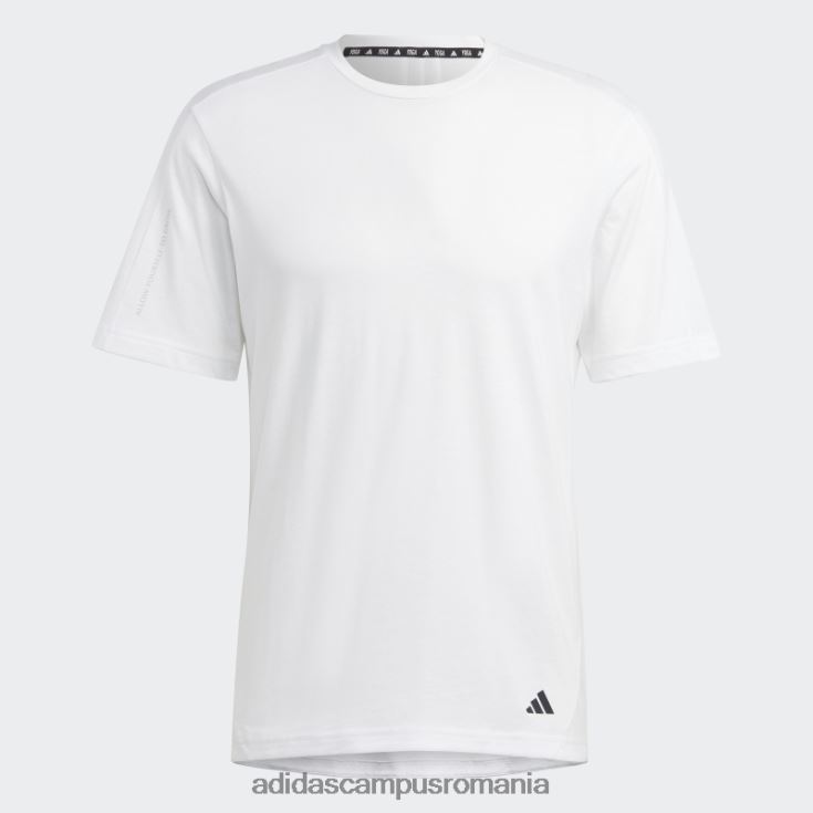 adidas campus romania tricou de antrenament de bază yoga alb bărbați alb/carbon J266N214222