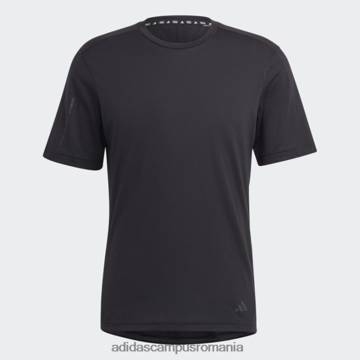 adidas campus romania tricou de antrenament de bază yoga negru bărbați negru/carbon J266N213610