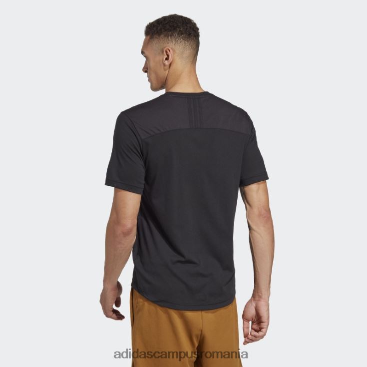 adidas campus romania tricou de antrenament de bază yoga negru bărbați negru/carbon J266N25468