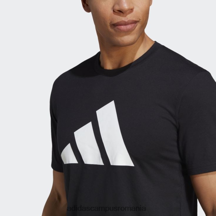 adidas campus romania tricou de antrenament elegant cu logo feelready essentials alb bărbați alb negru J266N24945