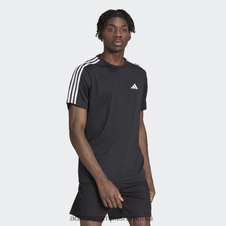 adidas campus romania tricou de antrenament negru cu trei dungi adidas bărbați alb negru J266N23645
