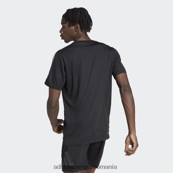 adidas campus romania tricou de antrenament negru cu trei dungi adidas bărbați alb negru J266N23645