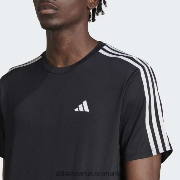 adidas campus romania tricou de antrenament negru cu trei dungi adidas bărbați alb negru J266N23645