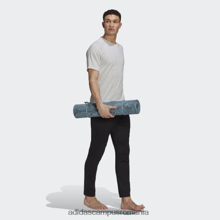 adidas campus romania tricou de antrenament yoga gri bărbați gri/alb J266N27237
