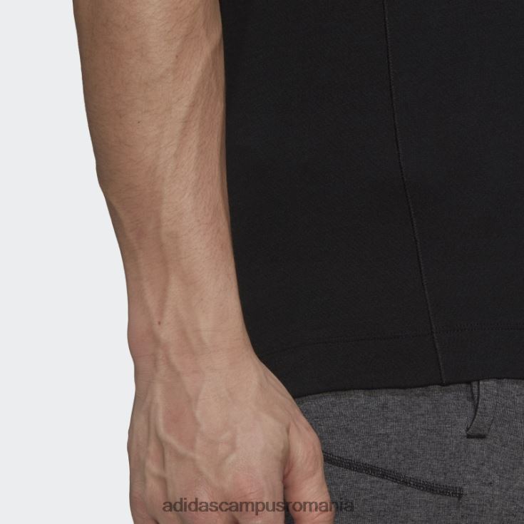 adidas campus romania tricou de antrenament yoga moda neagra bărbați negru J266N27100