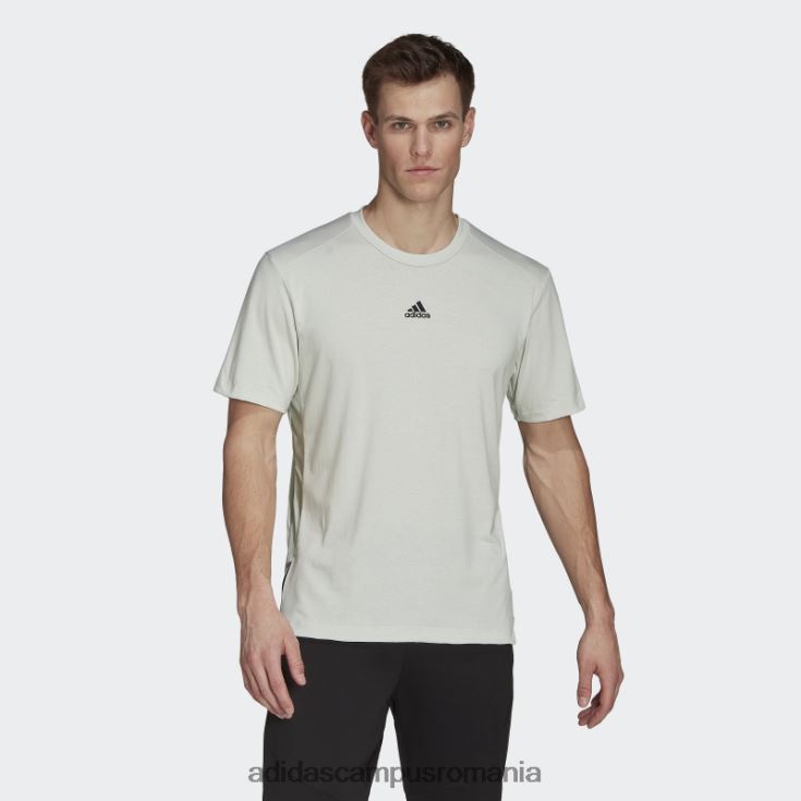 adidas campus romania tricou de yoga aeroready verde bărbați verde/negru J266N26700