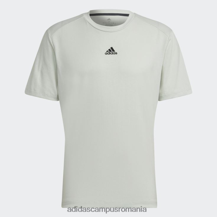 adidas campus romania tricou de yoga aeroready verde bărbați verde/negru J266N26700