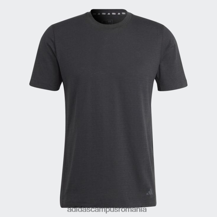 adidas campus romania tricou elegant pentru antrenament yoga, negru bărbați negru J266N25012