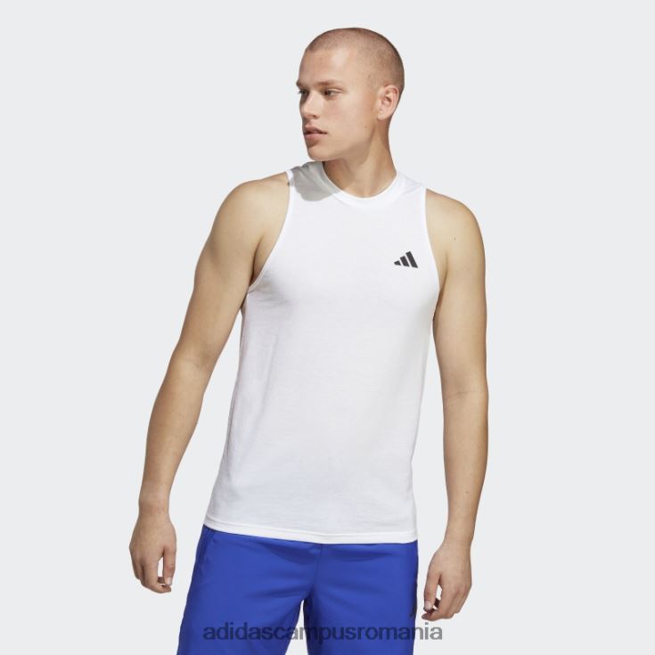 adidas campus romania tricou fără mâneci pentru antrenament alb tren essentials feelready bărbați alb negru J266N25621