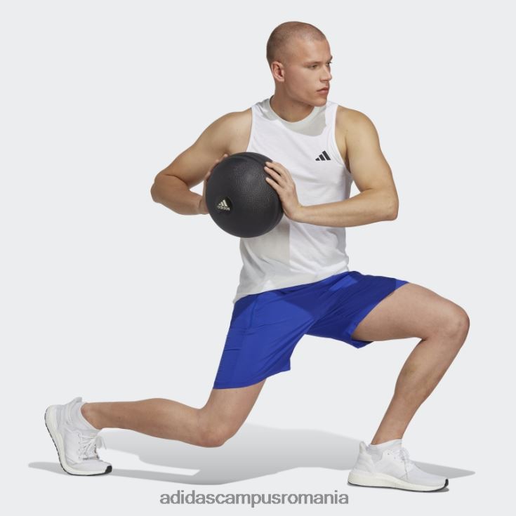 adidas campus romania tricou fără mâneci pentru antrenament alb tren essentials feelready bărbați alb negru J266N25621