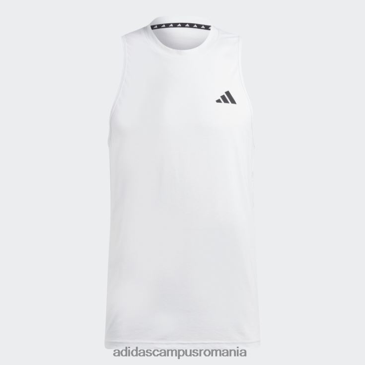 adidas campus romania tricou fără mâneci pentru antrenament alb tren essentials feelready bărbați alb negru J266N25621