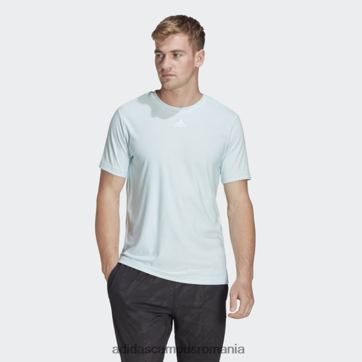 adidas campus romania tricou grafic adidas cu 3 bare de antrenament albastru bărbați albastru J266N214679