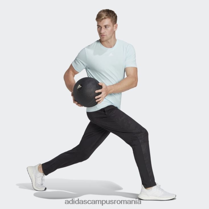 adidas campus romania tricou grafic adidas cu 3 bare de antrenament albastru bărbați albastru J266N214679