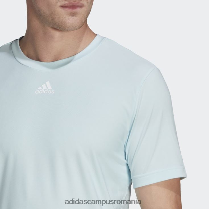 adidas campus romania tricou grafic adidas cu 3 bare de antrenament albastru bărbați albastru J266N214679