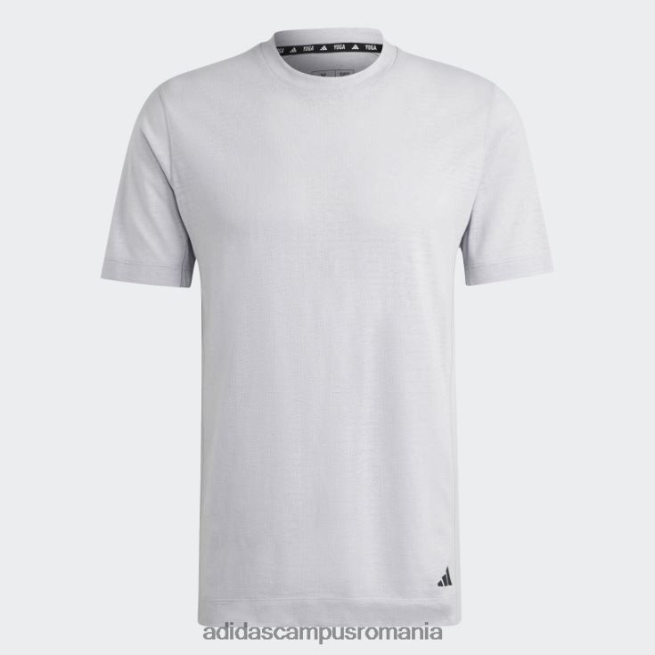 adidas campus romania tricou gri pentru antrenament yoga bărbați gri J266N25735