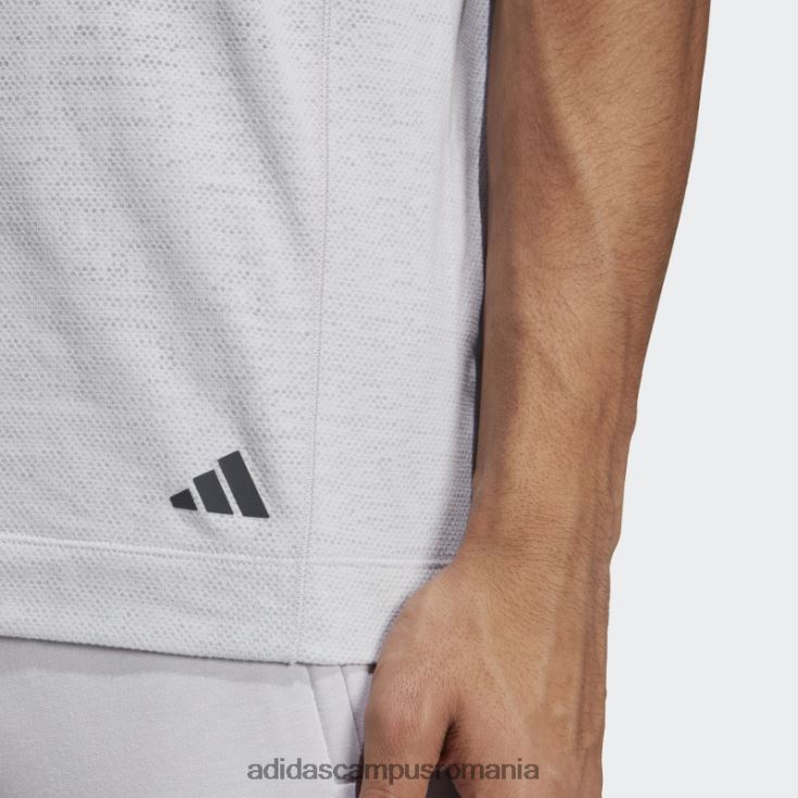 adidas campus romania tricou gri pentru antrenament yoga bărbați gri J266N25735