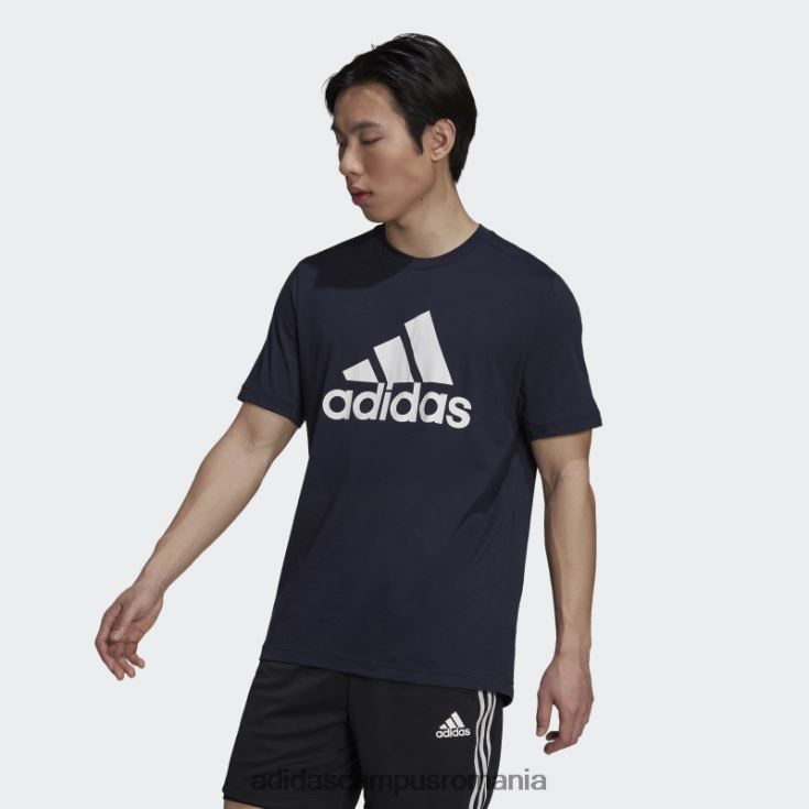 adidas campus romania tricou ink aeroready design 2 move feelready sport logo adidas bărbați cerneală/alb J266N214811