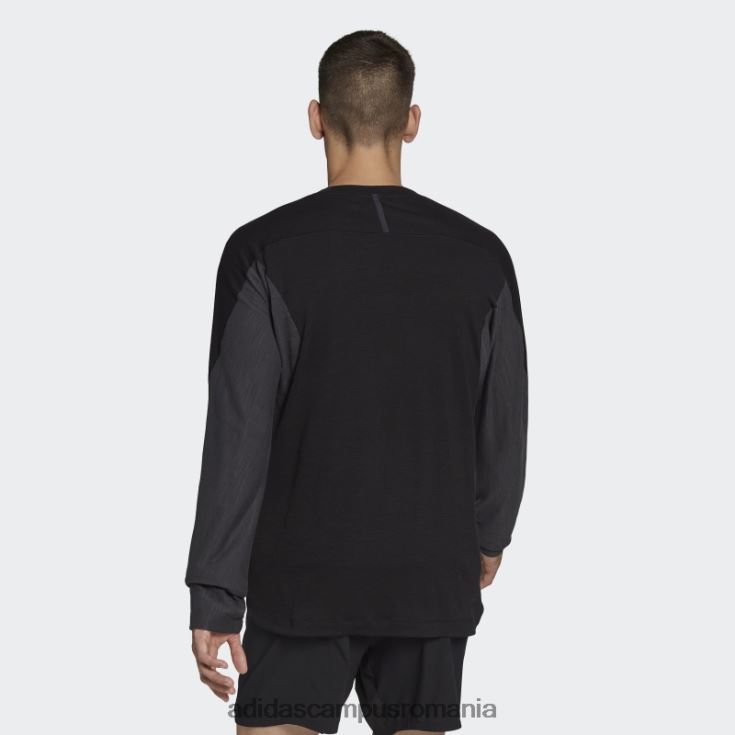 adidas campus romania tricou negru adidas cu mânecă lungă pentru antrenament wellbeing bărbați negru/carbon J266N27101