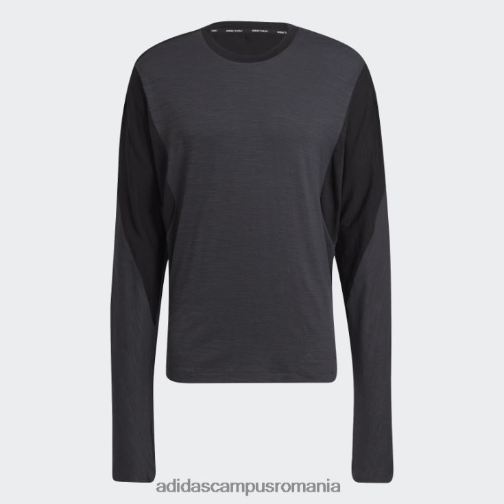 adidas campus romania tricou negru adidas cu mânecă lungă pentru antrenament wellbeing bărbați negru/carbon J266N27101
