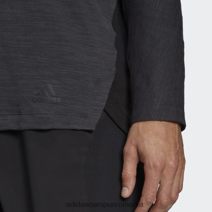 adidas campus romania tricou negru adidas cu mânecă lungă pentru antrenament wellbeing bărbați negru/carbon J266N27101