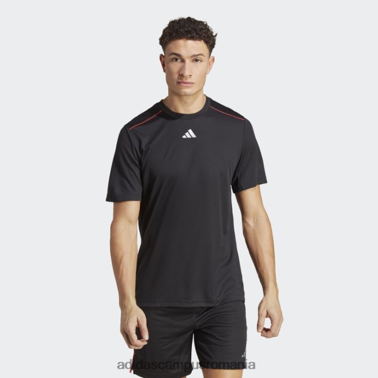 adidas campus romania tricou negru cu logo pentru baza antrenamentului bărbați negru/transparent J266N213667