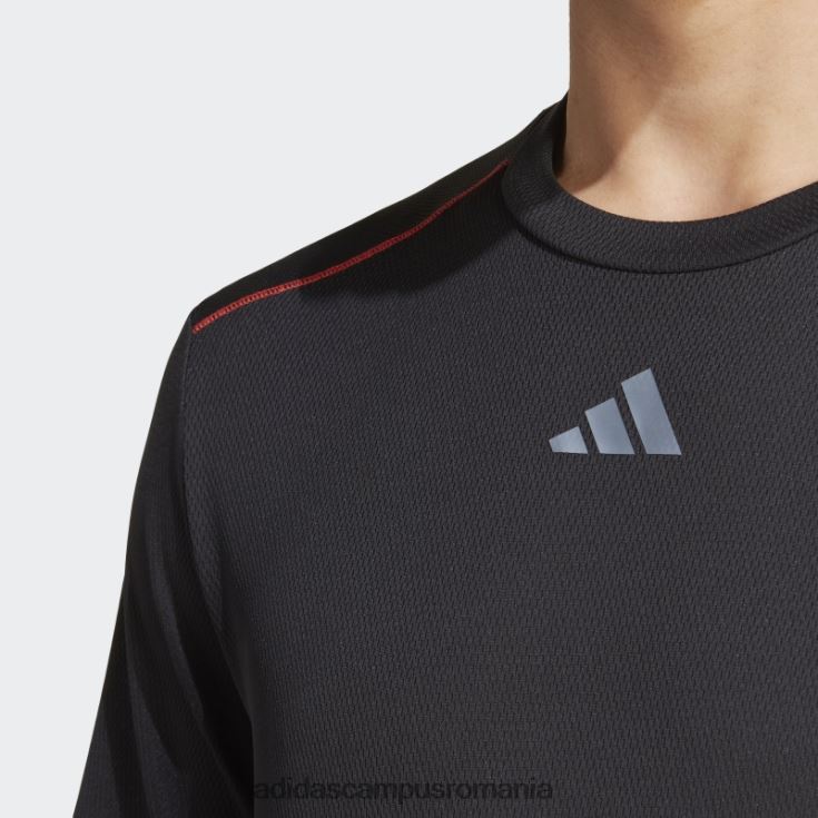 adidas campus romania tricou negru cu logo pentru baza antrenamentului bărbați negru/transparent J266N213667