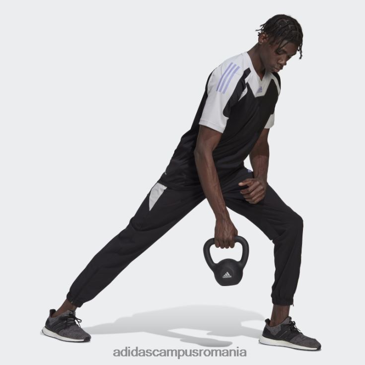 adidas campus romania tricou negru de antrenament adidas bărbați negru/gri liniuță J266N215255