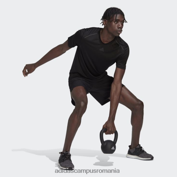 adidas campus romania tricou negru de antrenament hiit bărbați negru J266N214729