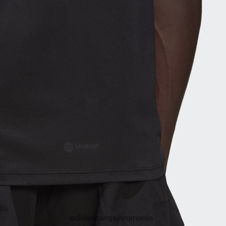 adidas campus romania tricou negru de antrenament hiit bărbați negru J266N214729