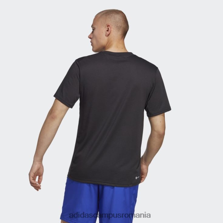 adidas campus romania tricou negru pentru antrenament confort tren essentials bărbați alb negru J266N23641