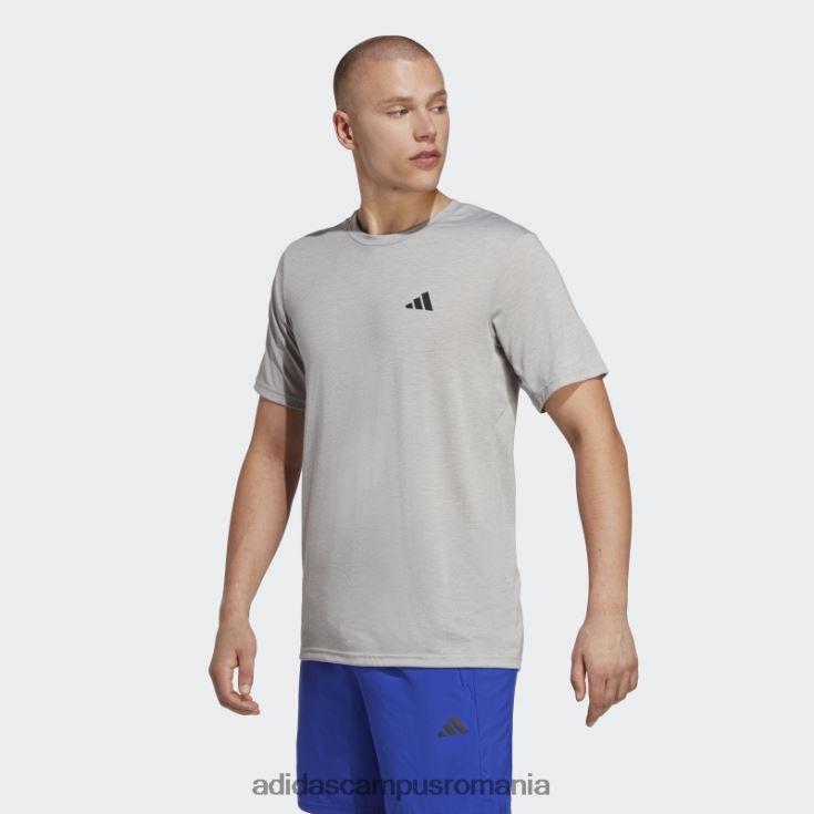 adidas campus romania tricou negru pentru antrenament confort tren essentials bărbați gri mediu/alb/negru J266N21019