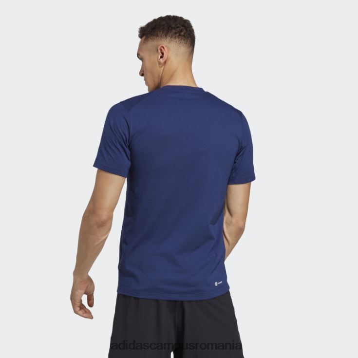 adidas campus romania tricou pentru antrenament prime albastru închis train essentials bărbați albastru închis/alb J266N25321