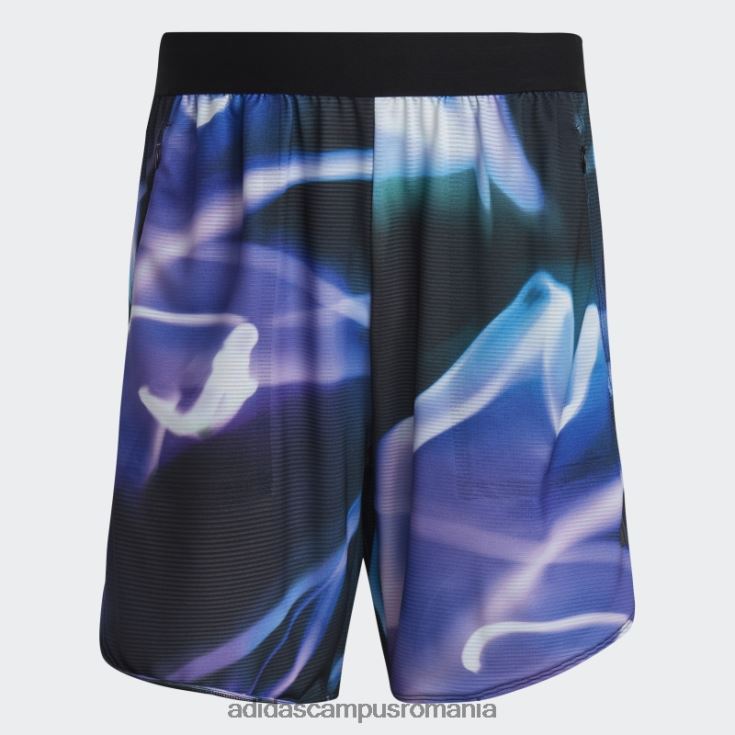 adidas campus romania violet conceput pentru antrenament căldură.rdy hiit allover print pantaloni scurți de antrenament adidas bărbați violet/albastru/negru J266N25127