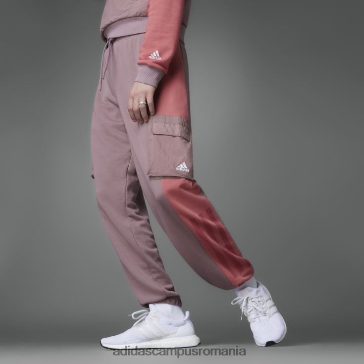 adidas campus romania pantaloni mov colorblock French Terry bărbați Violet J266N21540