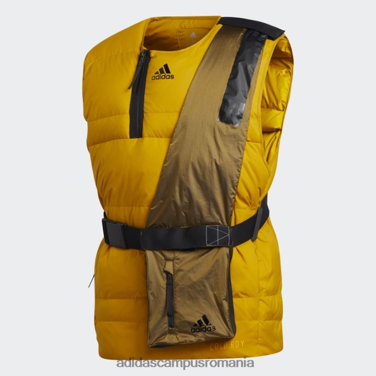 adidas campus romania prime cold.rdy down vest gold adidas bărbați aur J266N214562
