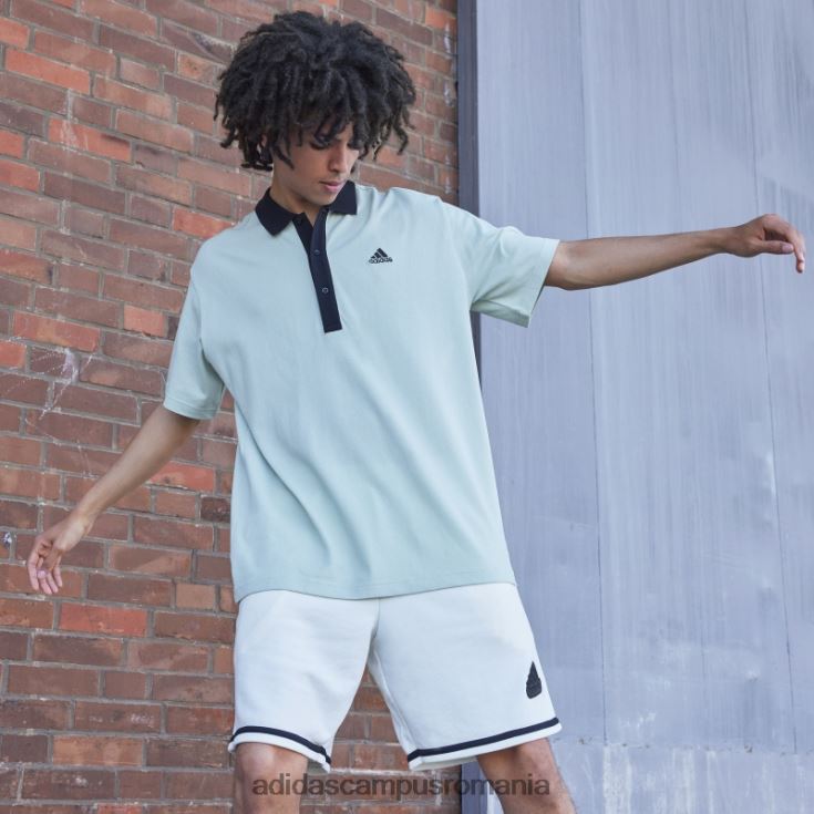 adidas campus romania tricou polo verde piqué adidas bărbați verde J266N21599